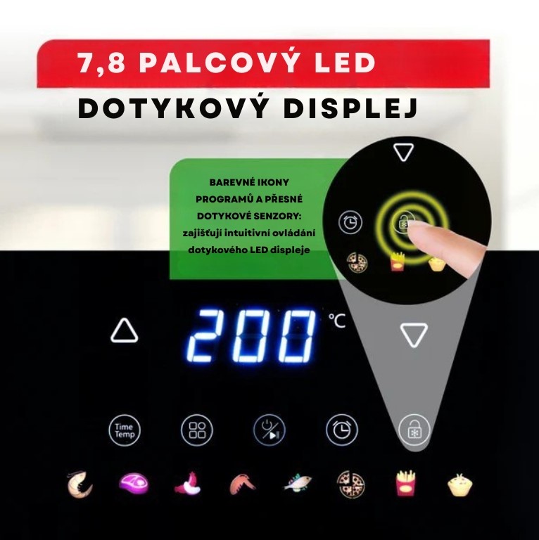 GourmetMaxx Horkovzdušná fritéza 16394 (3)